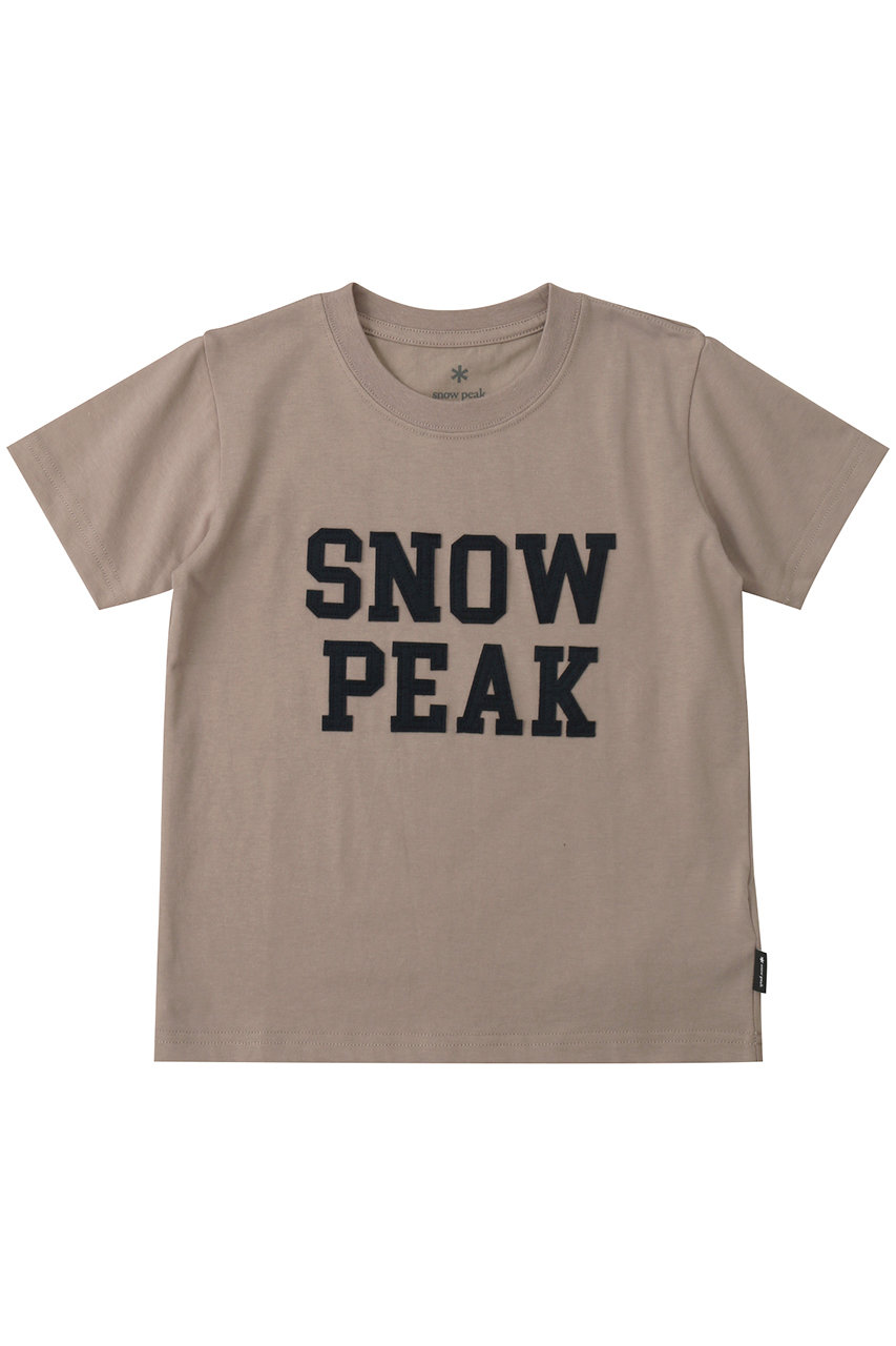 【Kids】SNOW PEAK Felt Logo T shirt
