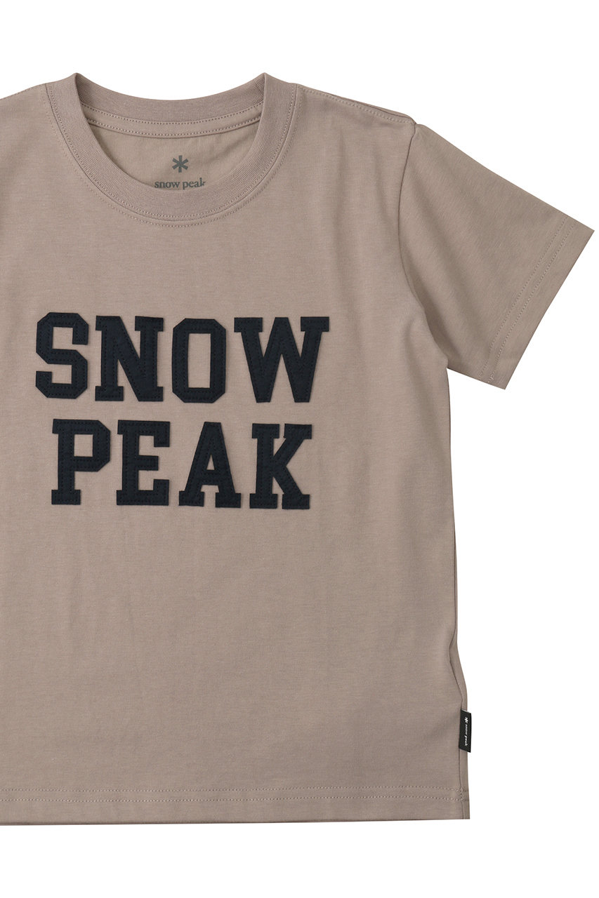 Snow Peak(スノーピーク)｜【Kids】SNOW PEAK Felt Logo T shirt 