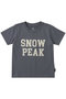 【Kids】SNOW PEAK Felt Logo T shirt スノーピーク/Snow Peak スレートネイビー