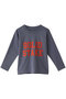 【Kids】Solid Stake Felt Logo L/S T shirt スノーピーク/Snow Peak スレートネイビー