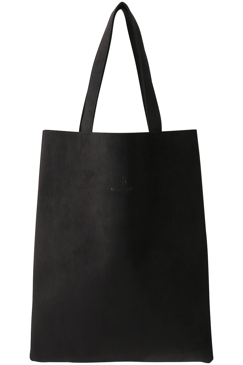 スノーピーク/Snow Peakの【UNISEX】Vegan Leather Tote Bag(ブラック/AC-24AU403GRG)