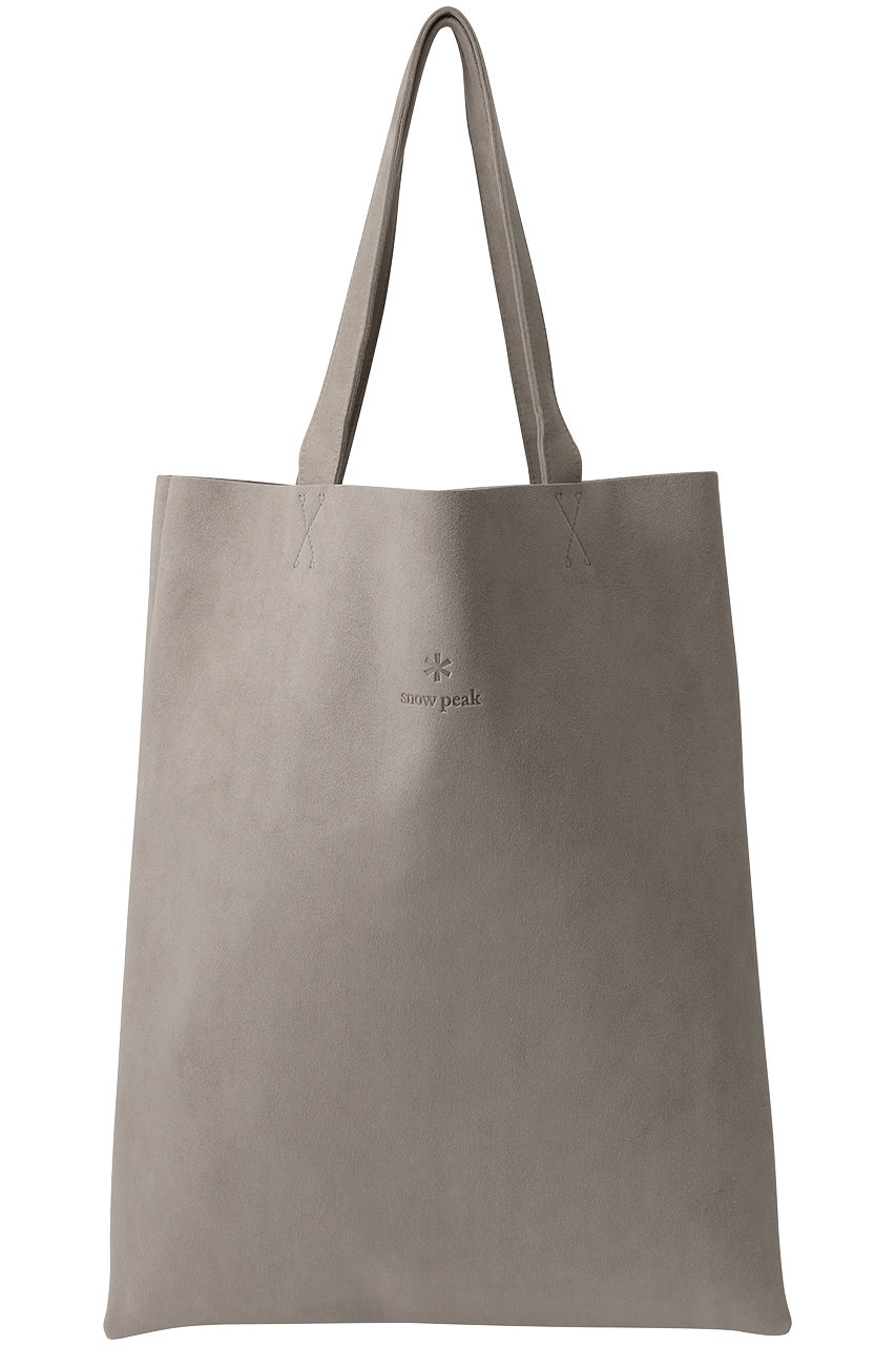 スノーピーク/Snow Peakの【UNISEX】Vegan Leather Tote Bag(グレージュ/AC-24AU403GRG)