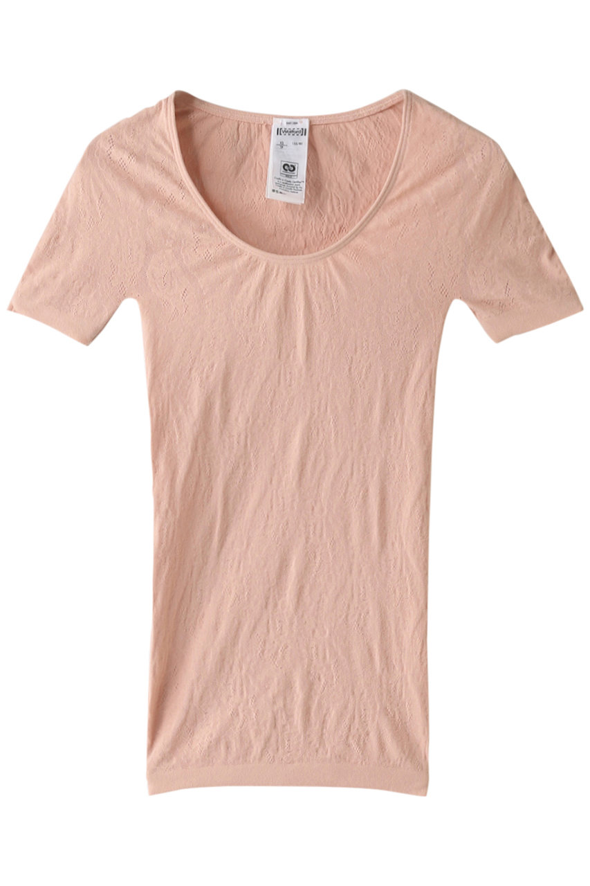 ＜ELLE SHOP＞ Wolford 52816 Ninat Shirt (ライトピンク XS) ウォルフォード ELLE SHOP