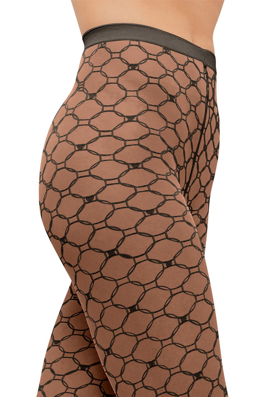 Wolford(ウォルフォード)｜14980 MONOGRAM TIGHTS/ダーク