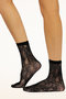 41591 FLORAL NET SOCKS ウォルフォード/Wolford ブラック