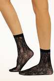 41591 FLORAL NET SOCKS