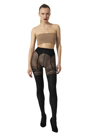 ウォルフォード/Wolfordの17653 SUSPENDER TIGHTS サスペンダーシアータイツ(140700/140703)