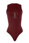 77121 BUSTIER STRING BODY コルセットノースリーブボディスーツ ウォルフォード/Wolford ダークレッド