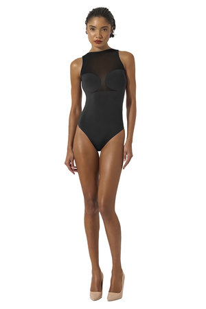 ウォルフォード/Wolfordの77121 BUSTIER STRING BODY コルセットノースリーブボディスーツ(160200/160201)