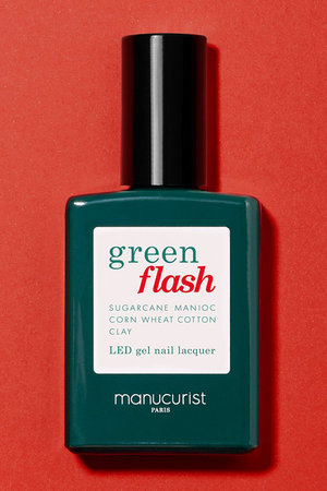 マニキュリスト/manucuristの【グリーン　フラッシュ】　ポピーレッド