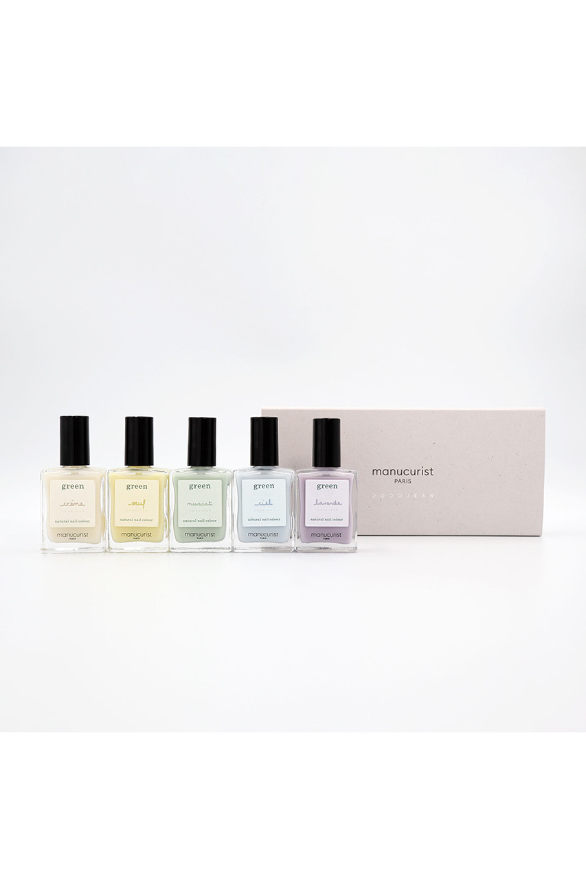 未使用　manicurist ネイルカラー 5本セット　箱なし manucurist(マニキュリスト)｜グリーン ナチュラル ネイルカラー MILK5
