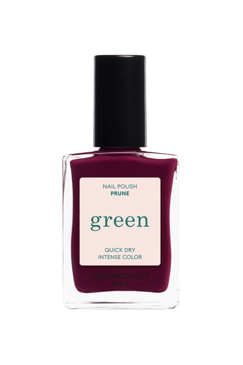 グリーン ナチュラル ネイルカラー プルーン