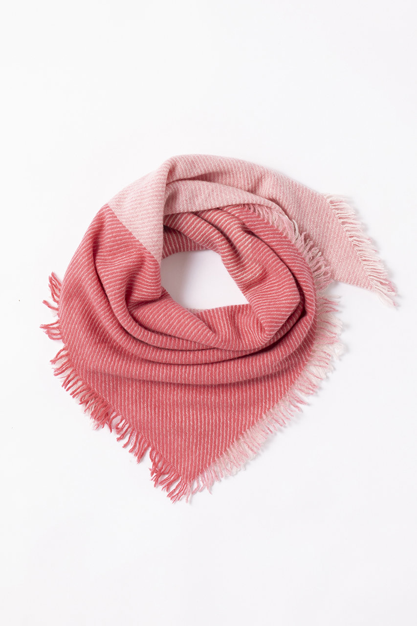 elegancese Square fringe スカーフ (ペイルピンク/ロータスピンク, F) エレガンセーゼ ELLE SHOP elegancese Square fringe スカーフ (ペイルピンク/ロータスピンク, F) エレガンセーゼ ELLE SHOP