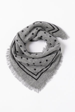 エレガンセーゼ/eleganceseのカシミヤドットスカーフ(140100/140103)