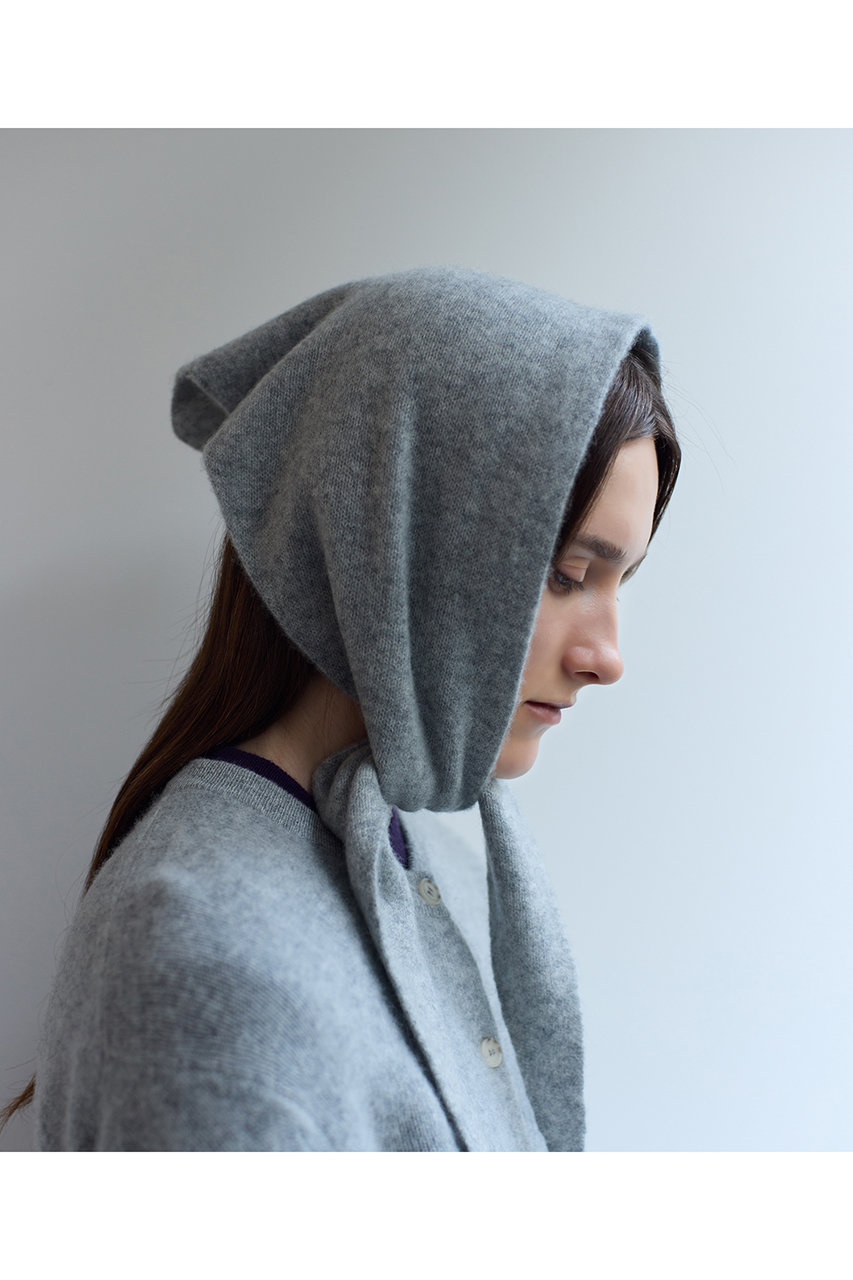 elegancese(エレガンセーゼ)｜Sheer カシミヤクルー/グレー の通販
