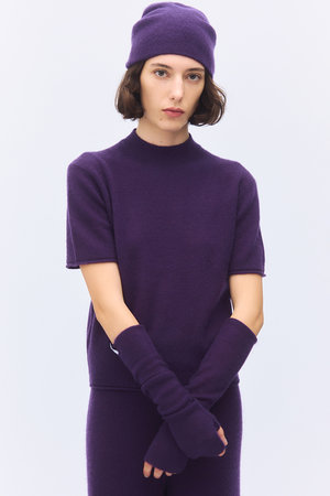 エレガンセーゼ/eleganceseのSheer カシミヤショートスリーブ(110300/110301)