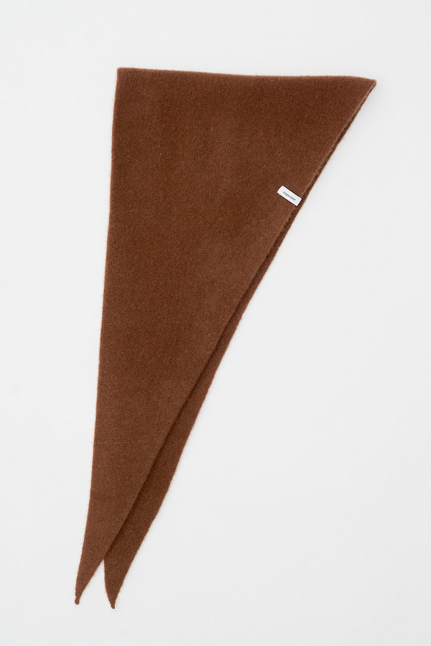 elegancese Sheer triangle スカーフ (ブラウン, F) エレガンセーゼ ELLE SHOP elegancese Sheer triangle スカーフ (ブラウン, F) エレガンセーゼ ELLE SHOP