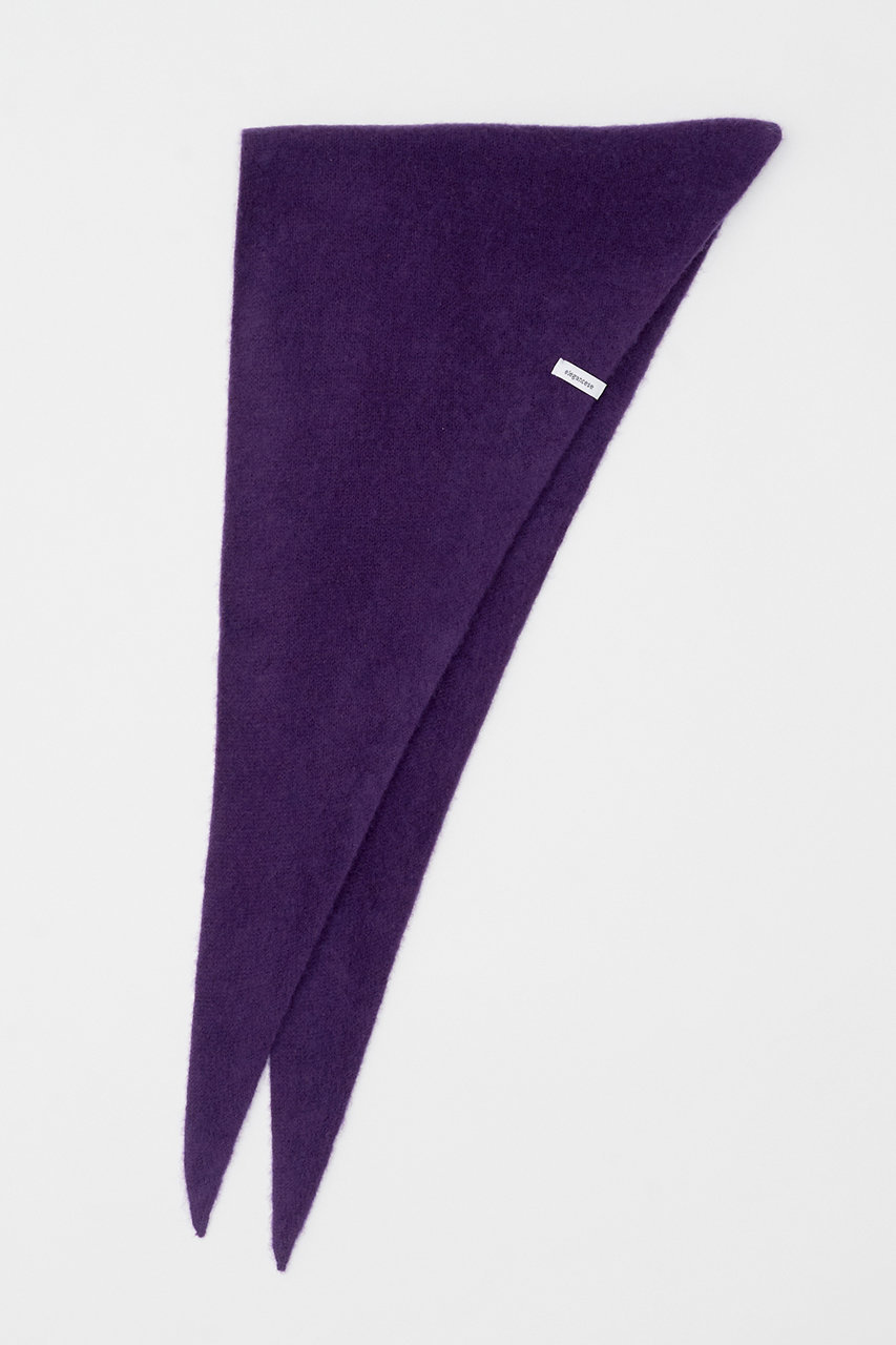 elegancese Sheer triangle スカーフ (ダークパープル, F) エレガンセーゼ ELLE SHOP elegancese Sheer triangle スカーフ (ダークパープル, F) エレガンセーゼ ELLE SHOP