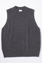sheer ニットベスト エレガンセーゼ/elegancese チャコールグレー