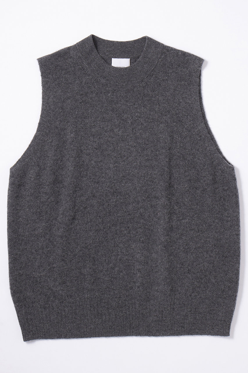 elegancese sheer ニットベスト (チャコールグレー, F) エレガンセーゼ ELLE SHOP elegancese sheer ニットベスト (チャコールグレー, F) エレガンセーゼ ELLE SHOP