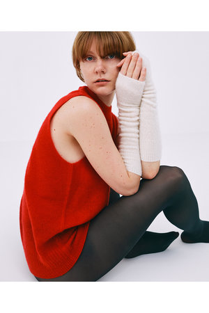 エレガンセーゼ/eleganceseのsheer ニットベスト(110300/110301)