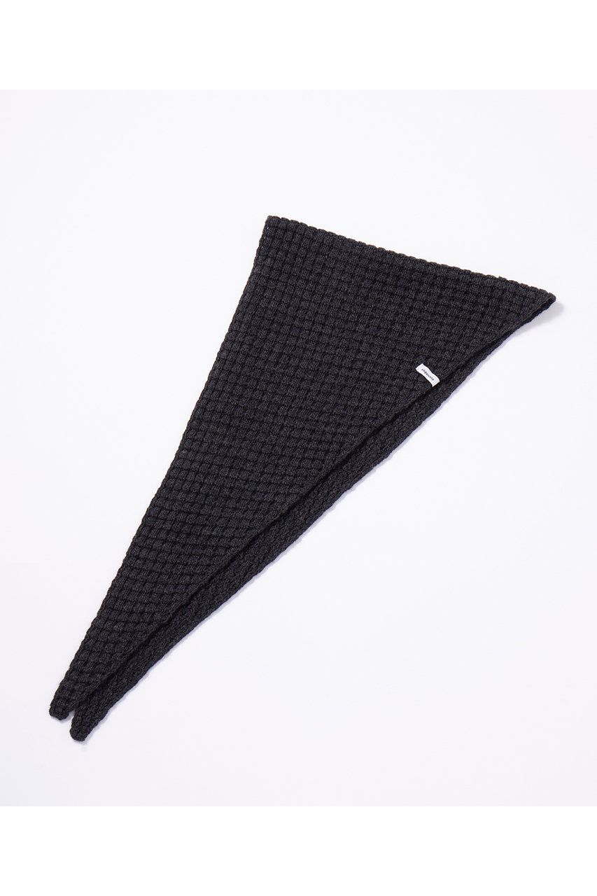 elegancese waffle スカーフ (チャコールグレー, F) エレガンセーゼ ELLE SHOP elegancese waffle スカーフ (チャコールグレー, F) エレガンセーゼ ELLE SHOP