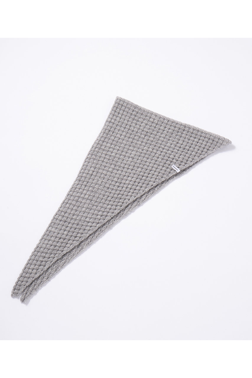 elegancese waffle スカーフ (ライトグレー, F) エレガンセーゼ ELLE SHOP elegancese waffle スカーフ (ライトグレー, F) エレガンセーゼ ELLE SHOP