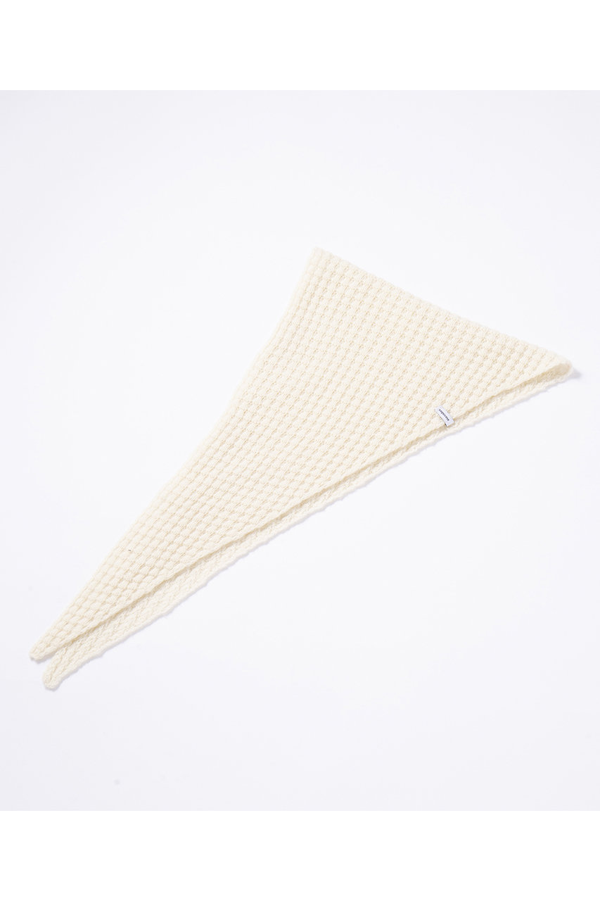 elegancese waffle スカーフ (ホワイト, F) エレガンセーゼ ELLE SHOP elegancese waffle スカーフ (ホワイト, F) エレガンセーゼ ELLE SHOP