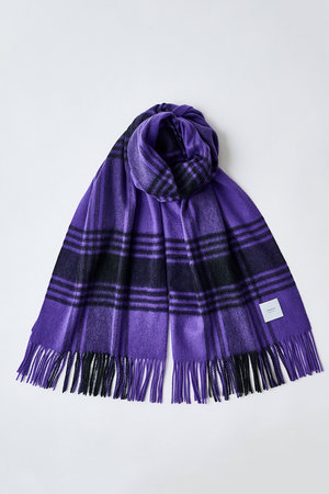 エレガンセーゼ/eleganceseの【予約販売】カシミヤ チェックウェーブ ストール(140100/140101)