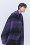 【予約販売】カシミヤ チェックウェーブ ストール エレガンセーゼ/elegancese