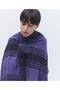 【予約販売】カシミヤ チェックウェーブ ストール エレガンセーゼ/elegancese