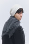 【予約販売】カシミヤ スクエアフリンジ スカーフ エレガンセーゼ/elegancese