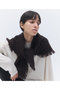【予約販売】カシミヤ スクエアフリンジ スカーフ エレガンセーゼ/elegancese