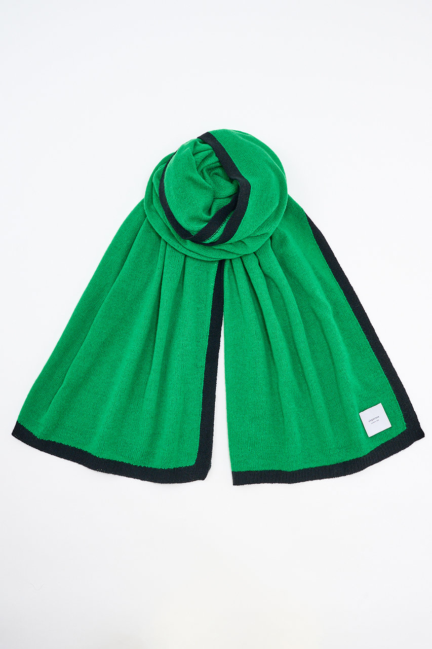 エレガンセーゼ/eleganceseの【予約販売】メッシュカシミヤ ストール(グリーン×ブラック/226400069)