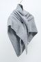 【予約販売】カシミヤ ボタントライアングル スカーフ エレガンセーゼ/elegancese グレー