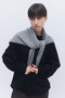 【予約販売】カシミヤ ボタントライアングル スカーフ エレガンセーゼ/elegancese