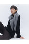 【予約販売】カシミヤ ボタントライアングル スカーフ エレガンセーゼ/elegancese