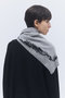 【予約販売】カシミヤ プリントニット スカーフ エレガンセーゼ/elegancese