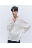 ウールカシミヤ ロングスリーブニット Tシャツ