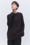 【予約販売】ウールカシミヤ ロングスリーブニット Tシャツ エレガンセーゼ/elegancese
