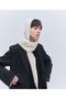 【予約販売】ウールカシミヤ フーディ スカーフ エレガンセーゼ/elegancese