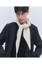 【予約販売】ウールカシミヤ フーディ スカーフ エレガンセーゼ/elegancese