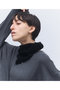 【予約販売】ウールカシミヤ フラッフィートライアングル スカーフ エレガンセーゼ/elegancese