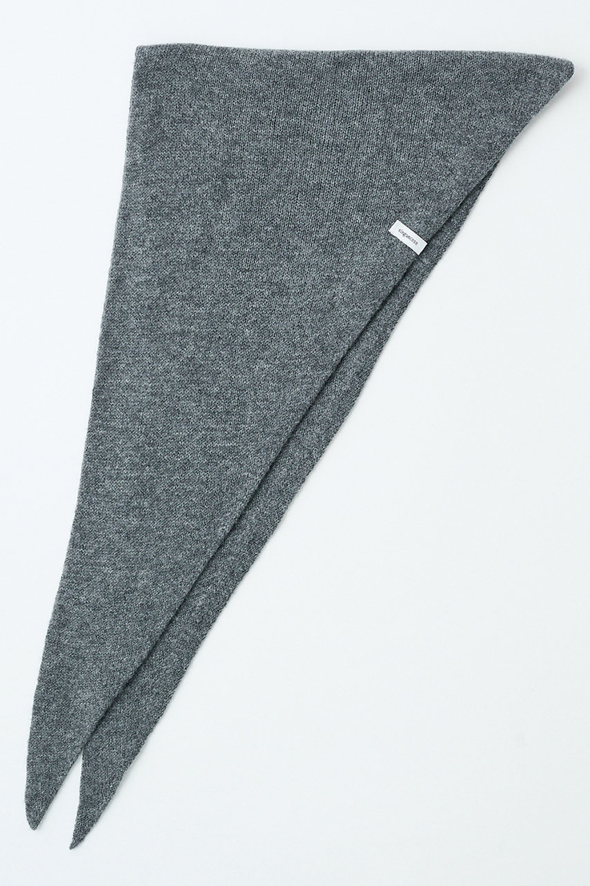 エレガンセーゼ/eleganceseの【予約販売】ウールカシミヤ フラッフィートライアングル スカーフ(グレー/226400072)