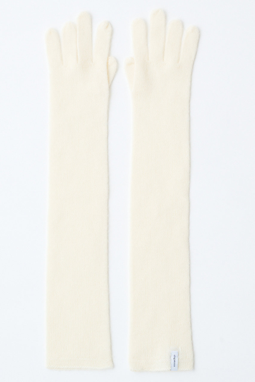 エレガンセーゼ/eleganceseの【予約販売】ウールカシミヤ フラッフィー グローブ(オフホワイト/226400062)
