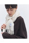 【予約販売】カシミヤ ソリッドウェーブ ストール エレガンセーゼ/elegancese