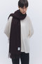 【予約販売】カシミヤ ソリッドウェーブ ストール エレガンセーゼ/elegancese