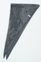 【予約販売】ファーカシミヤ トライアングルミニ スカーフ エレガンセーゼ/elegancese ダークグレー