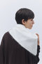 【予約販売】ファーカシミヤ トライアングル スカーフ エレガンセーゼ/elegancese