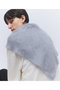 【予約販売】ファーカシミヤ トライアングル スカーフ エレガンセーゼ/elegancese